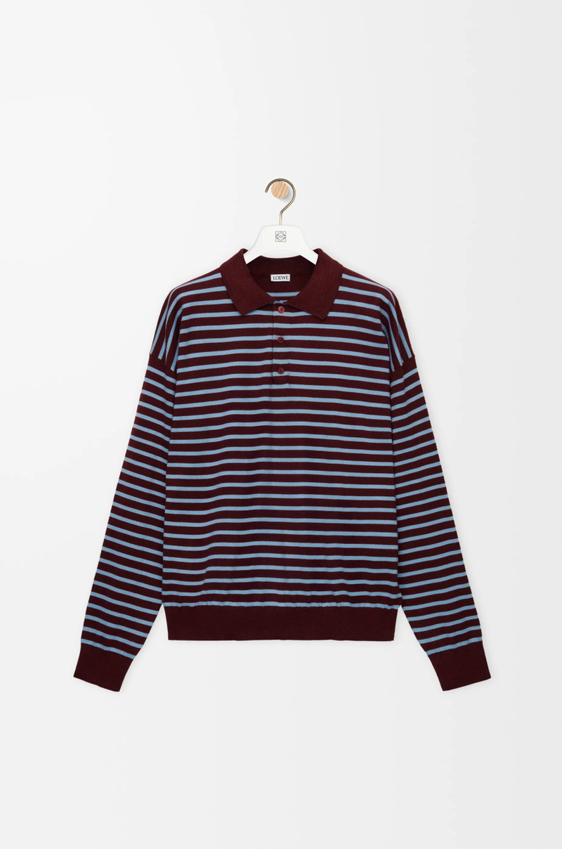 Polo sweater in cotton 1