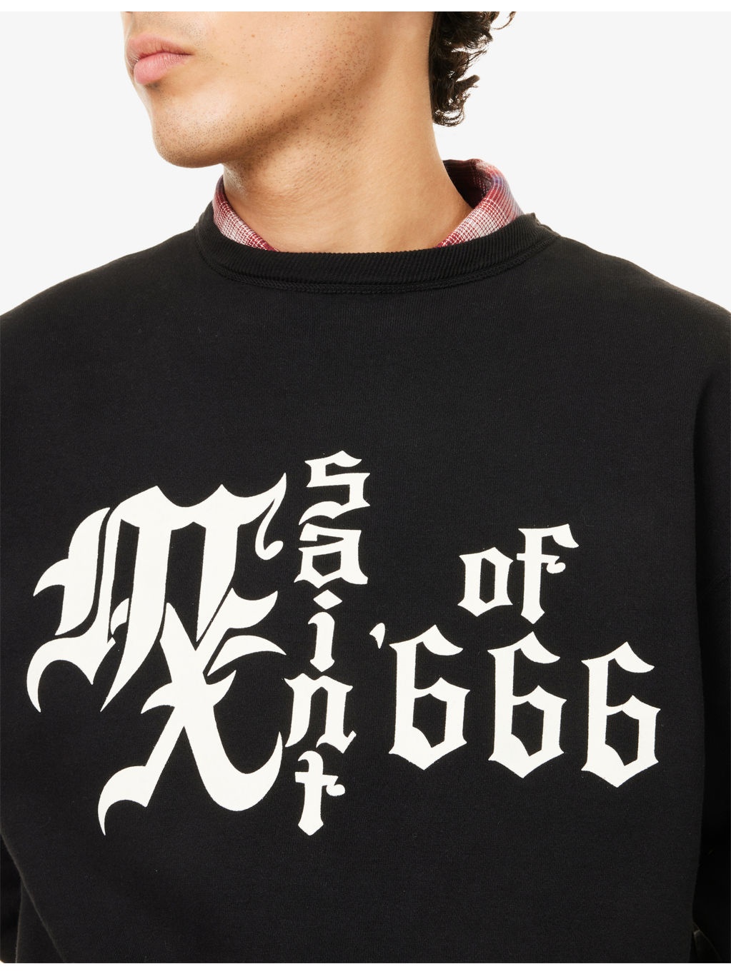 666 Graphic-Print Cotton Sweatshirt - 5