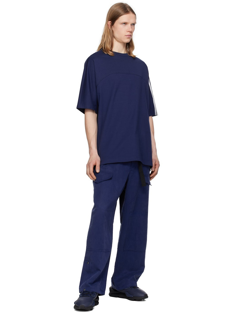 Y-3 Blue Twill Cargo Pants outlook