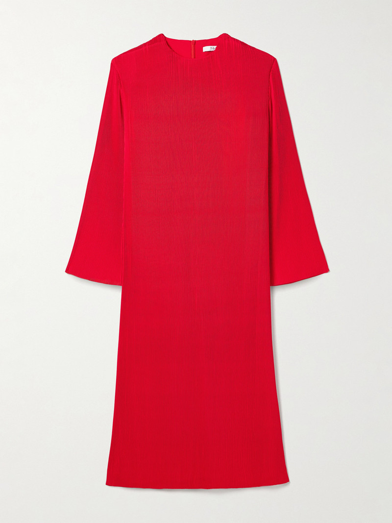 Plissé-crepe Midi Dress 1
