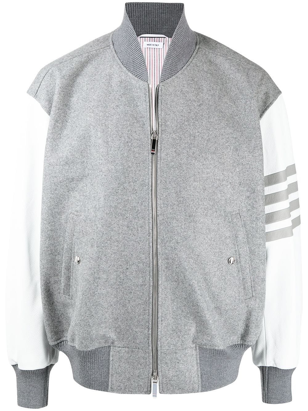 4-Bar stripe bomber jacket - 1