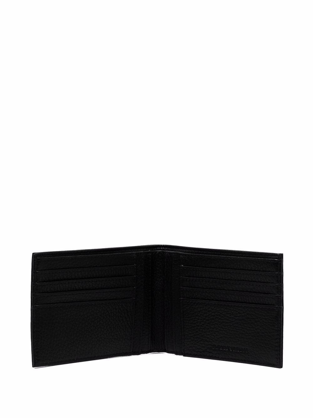 folded leather wallet and tag - 3