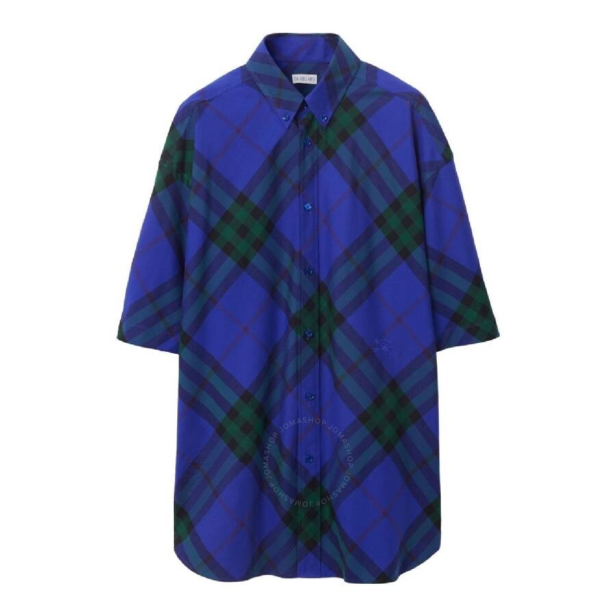 Burberry Check-Pattern Cotton Shirt - 1