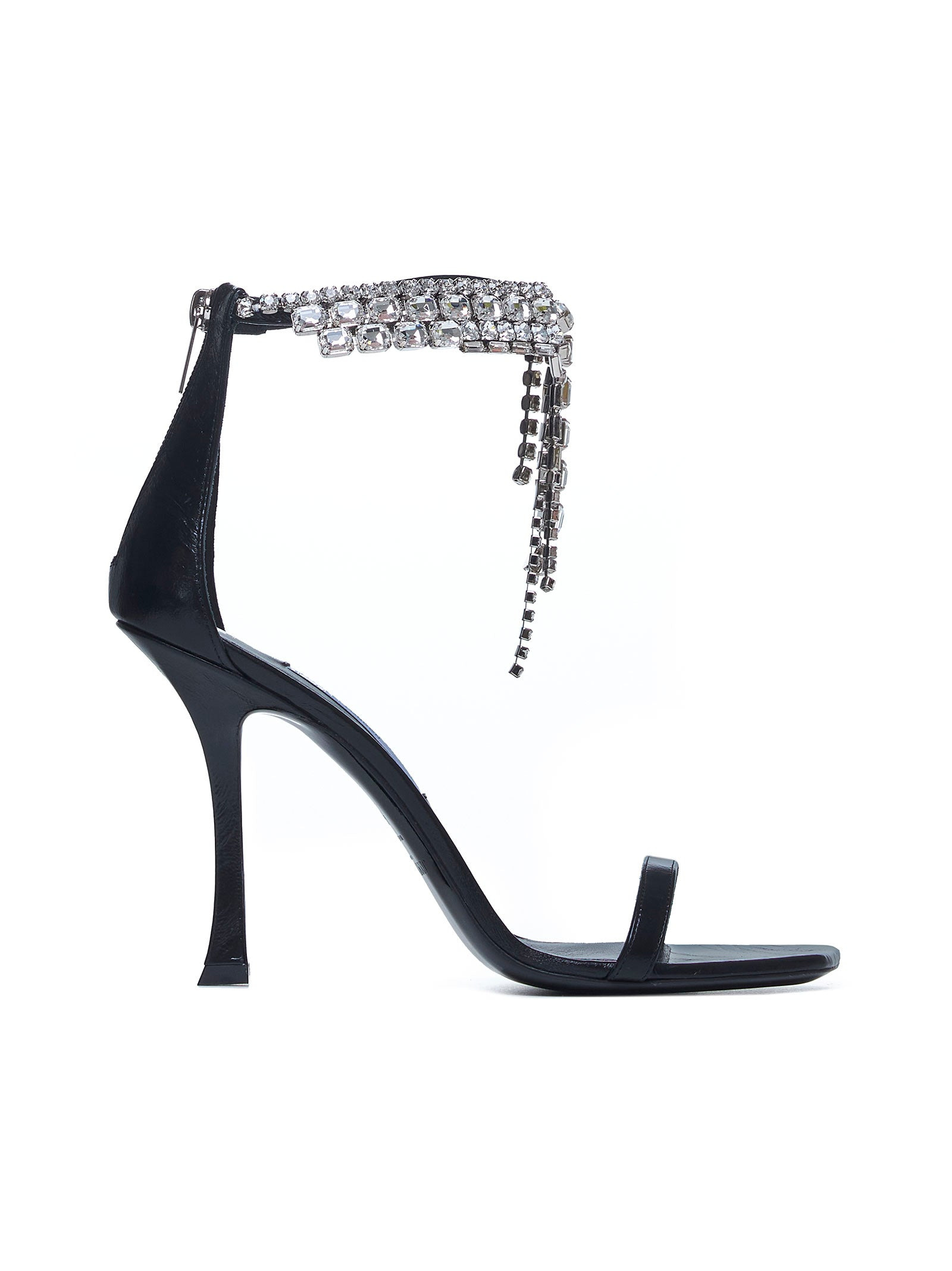Verity 100 crystals leather sandals - 1