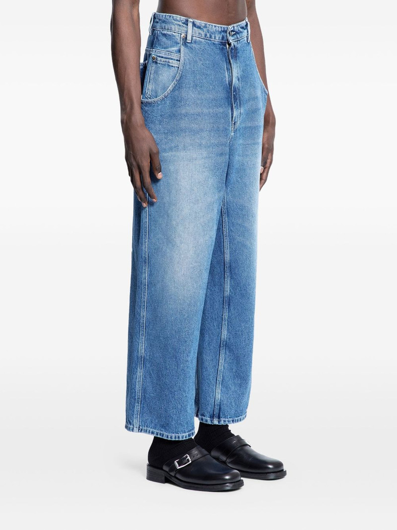 draped five-pocket jeans 3