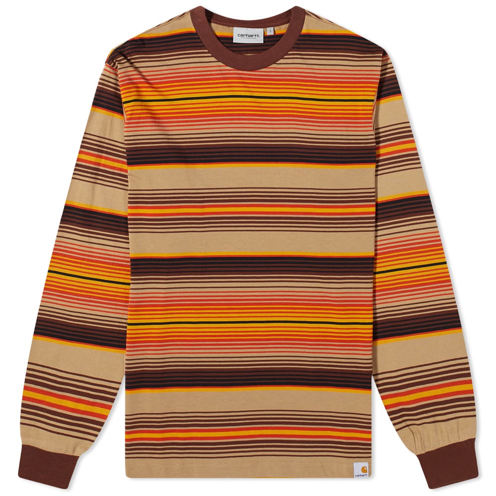 Carhartt WIP Long Sleeve Tuscon Stripe Tee - 1