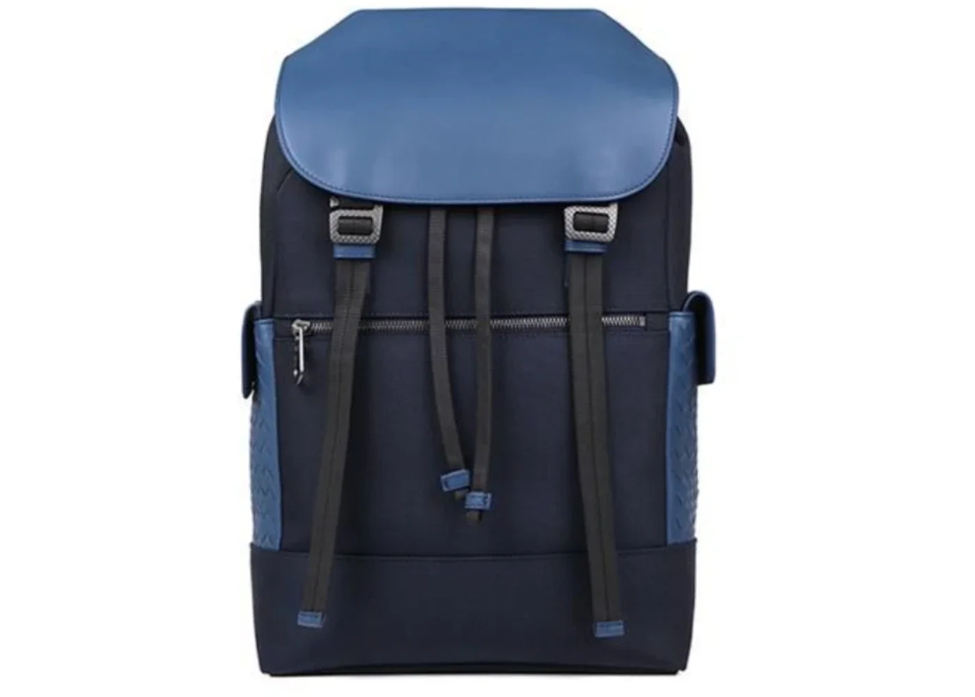 Bottega Veneta Leather Backpack Navy - 1