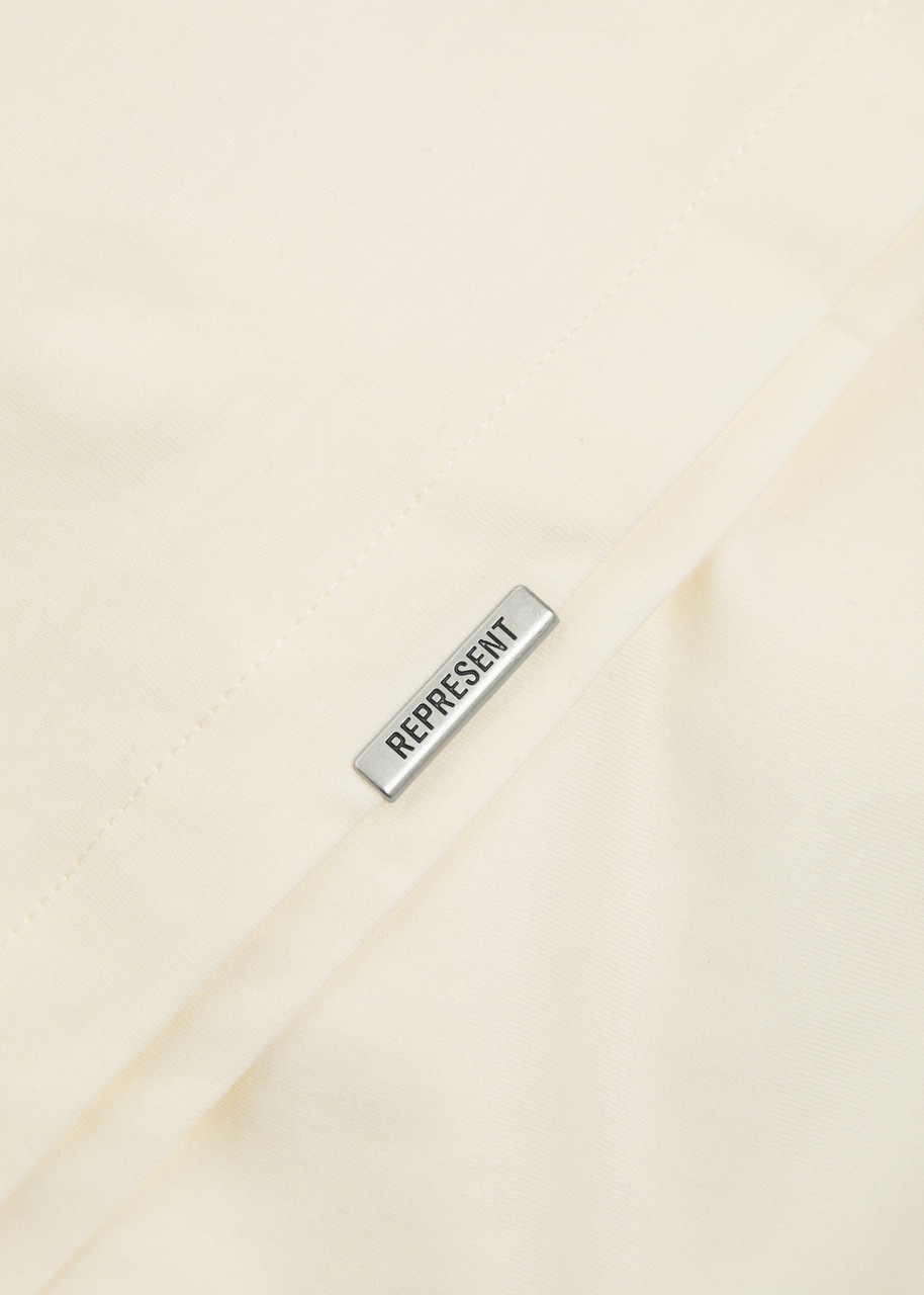 Represent Initial Embroidered Cotton T-shirt - 5