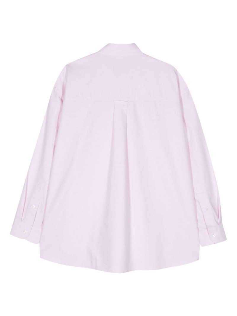 Studio Nicholson logo-embroidered cotton shirt outlook