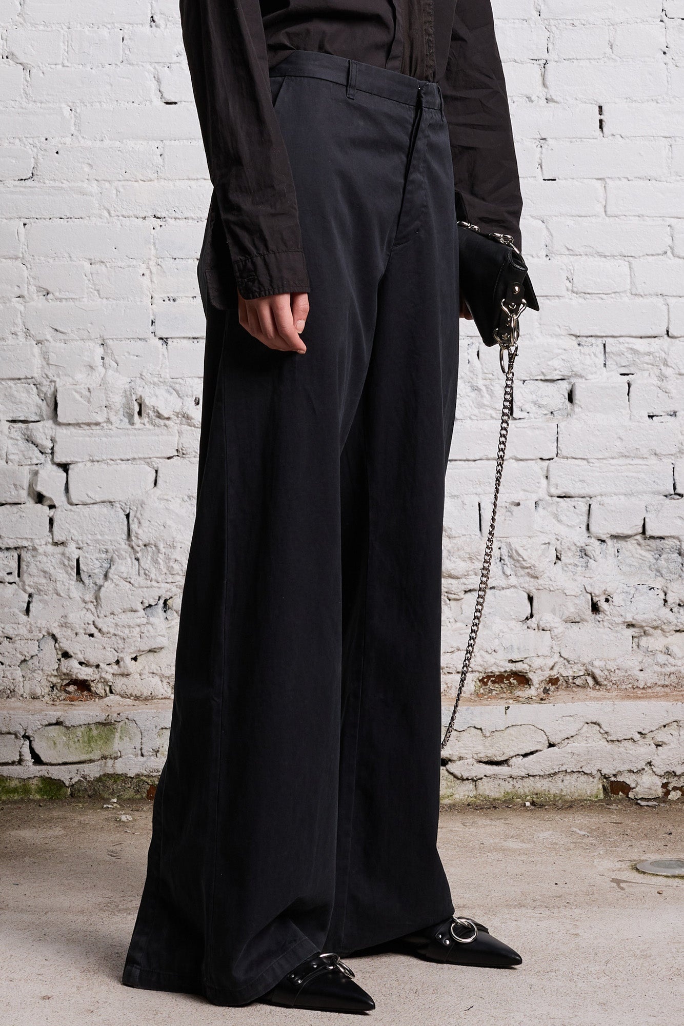 TRENCH TROUSER - BLACK - 5