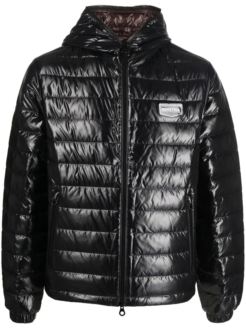 high-shine padded jacket - 1