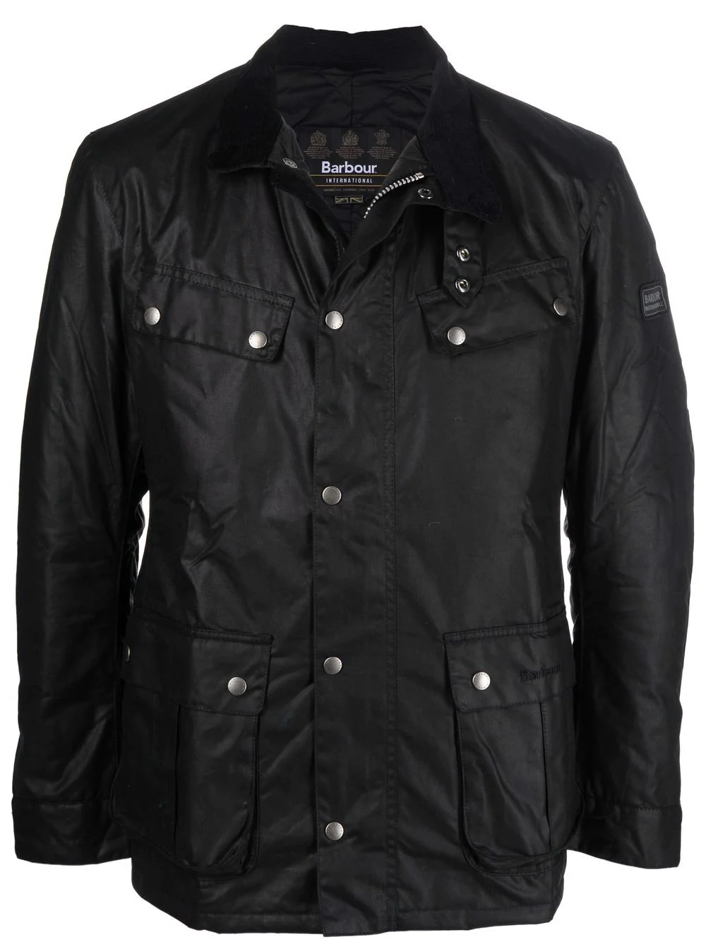 wax-coated zipped jacket - 1