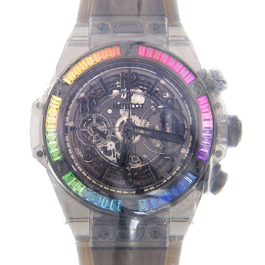 Hublot Big Bang Unico Rainbow Sapphire Chronograph Automatic Men's Watch 411.JB.4901.RT.4099 - 2