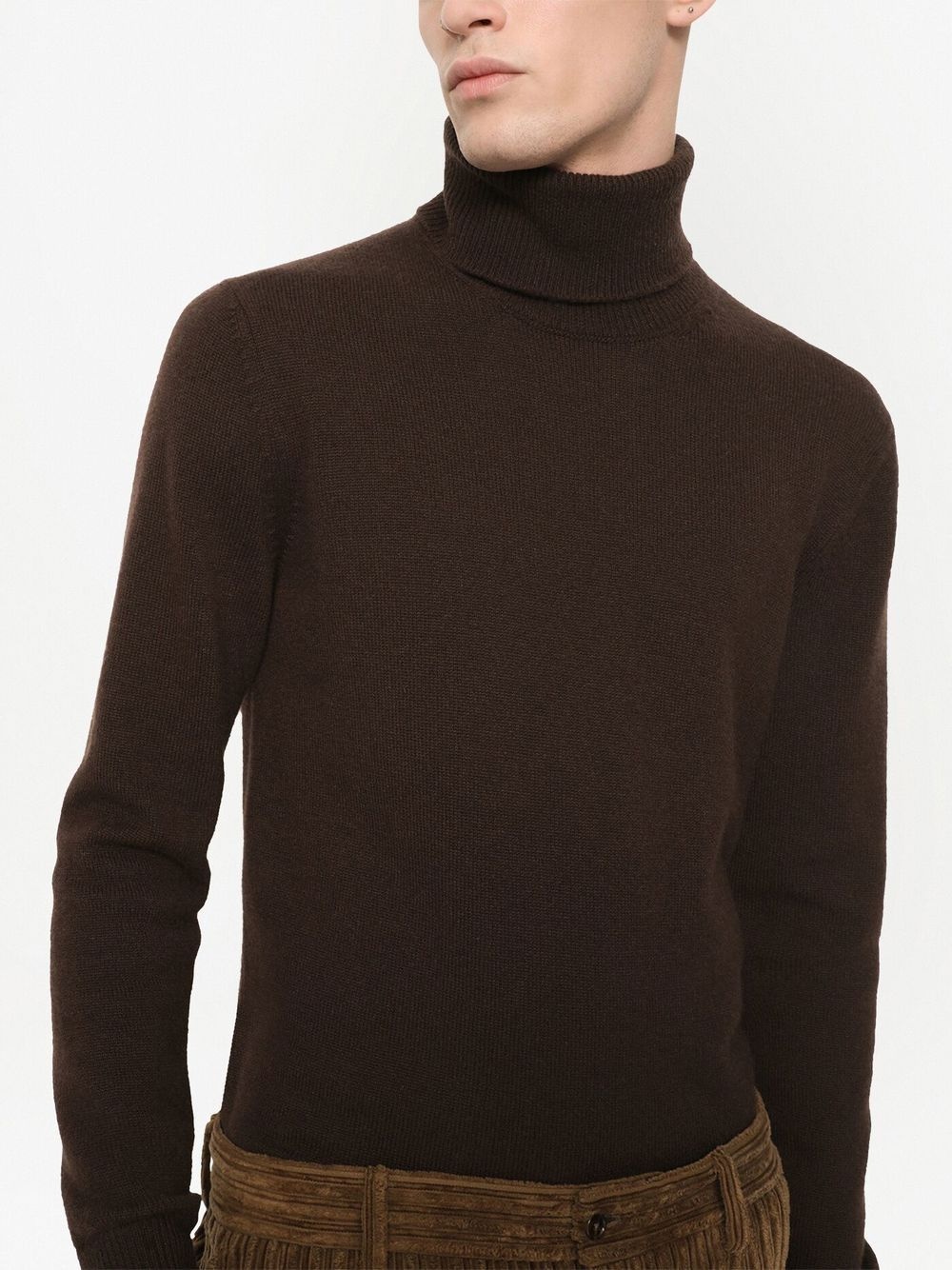 cashmere roll-neck jumper - 5