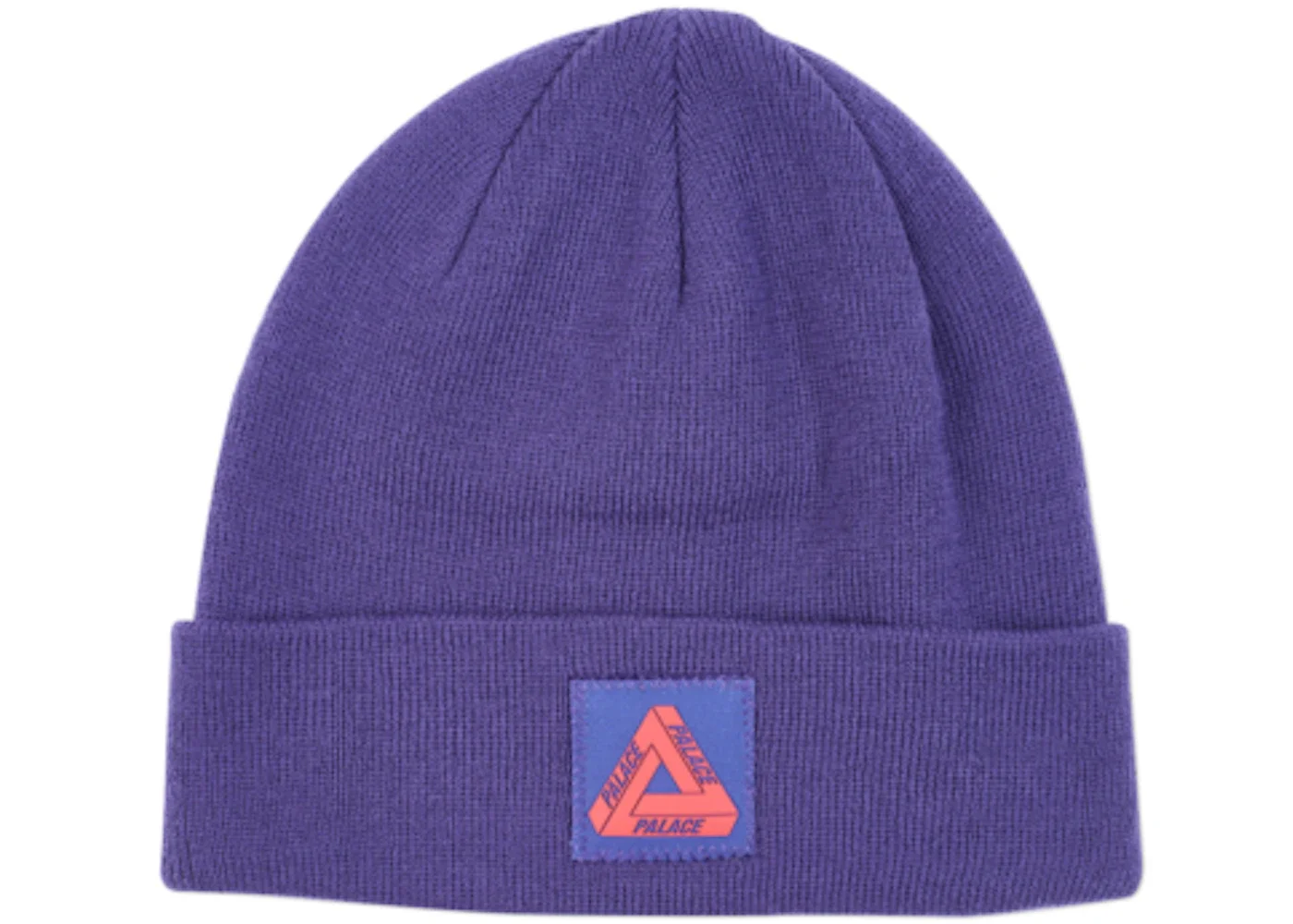 Palace Triferg Patch Beanie Purple - 1
