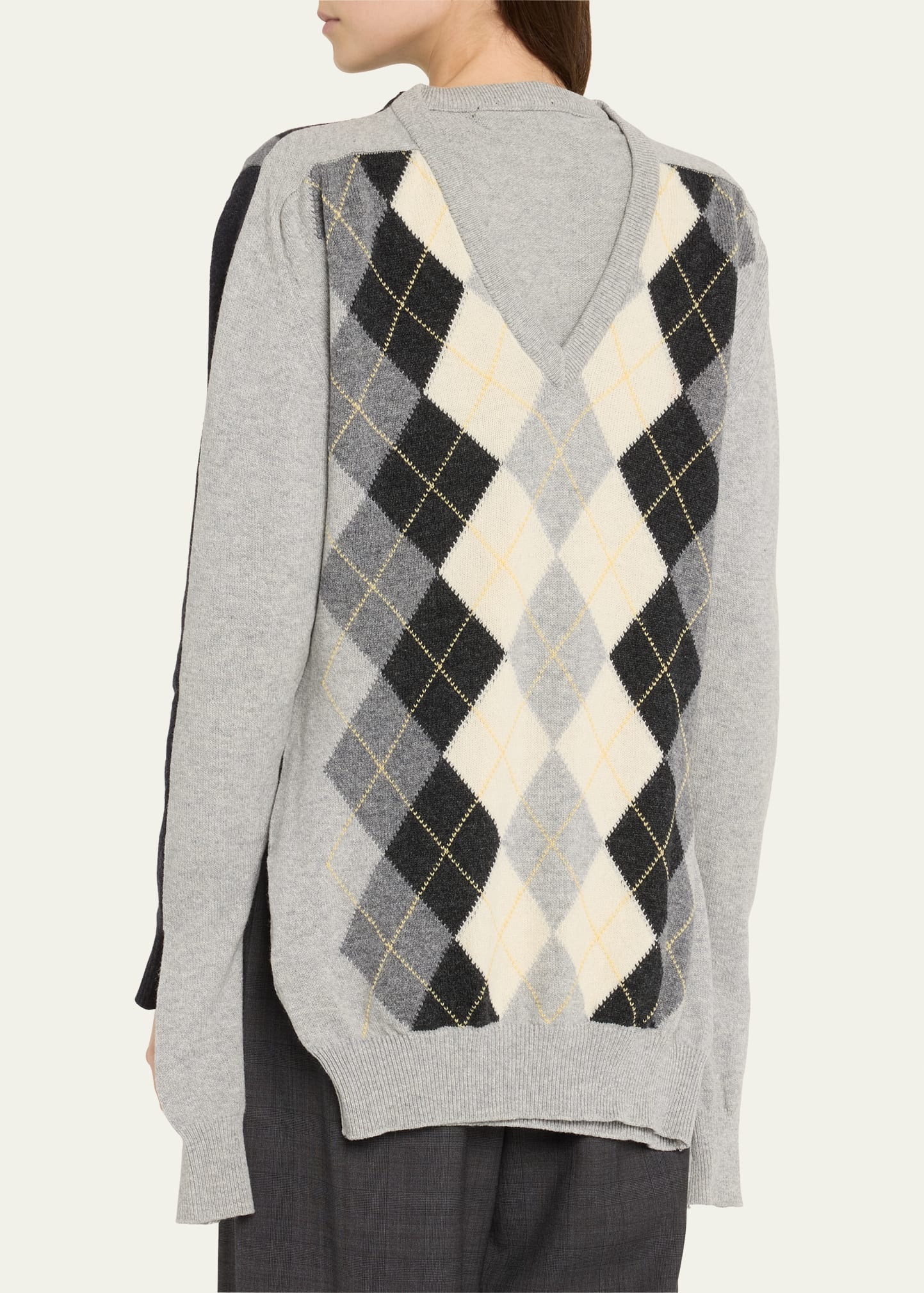 Knitted Double Sweater - 3