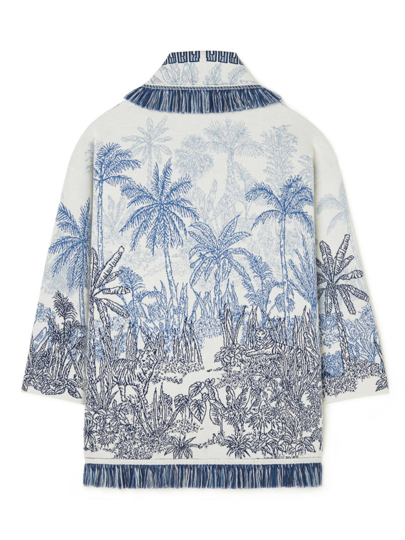 Jungle Toile De Jouy Cardigan 3