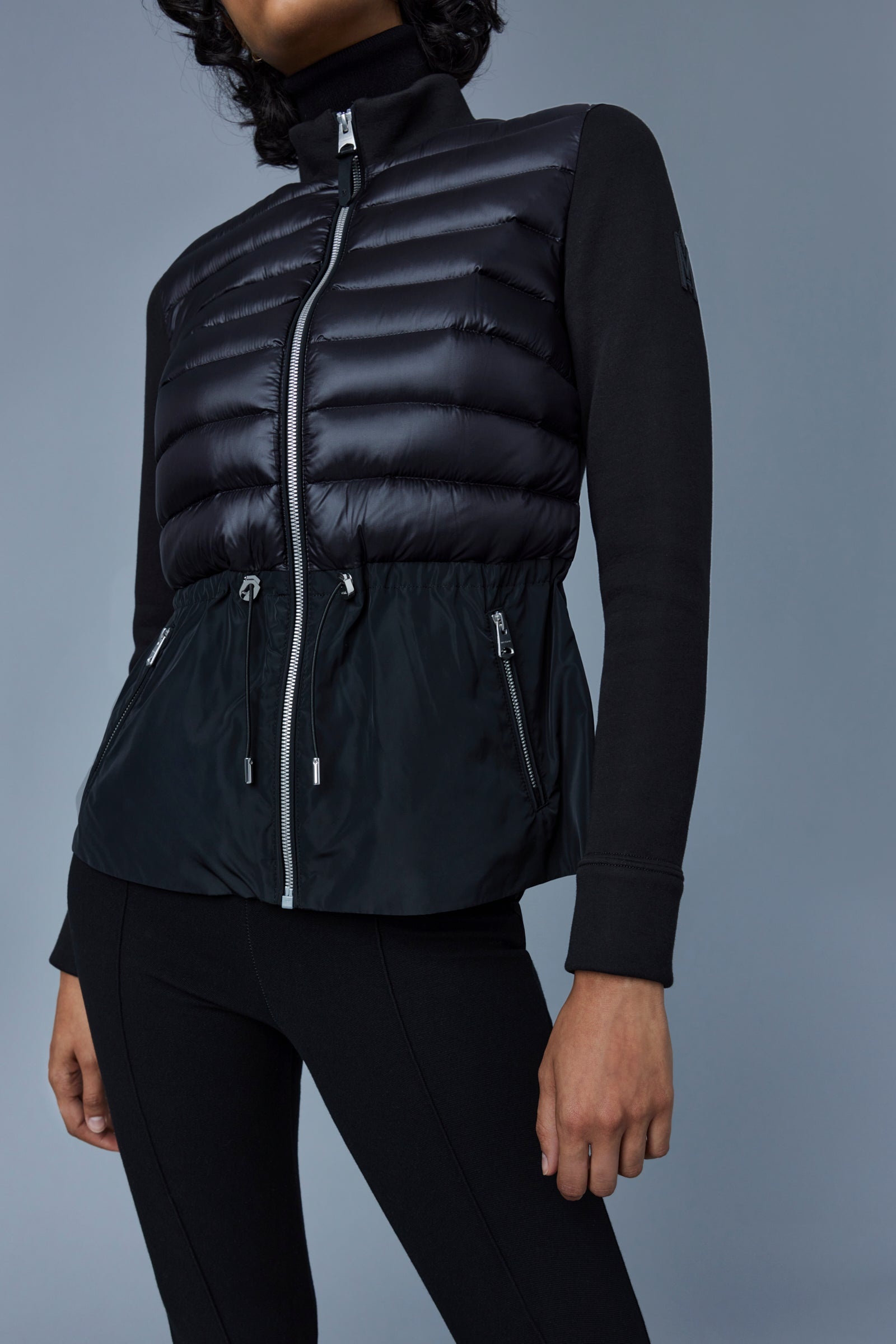 JOYCE Hybrid jacket with peplum - 2