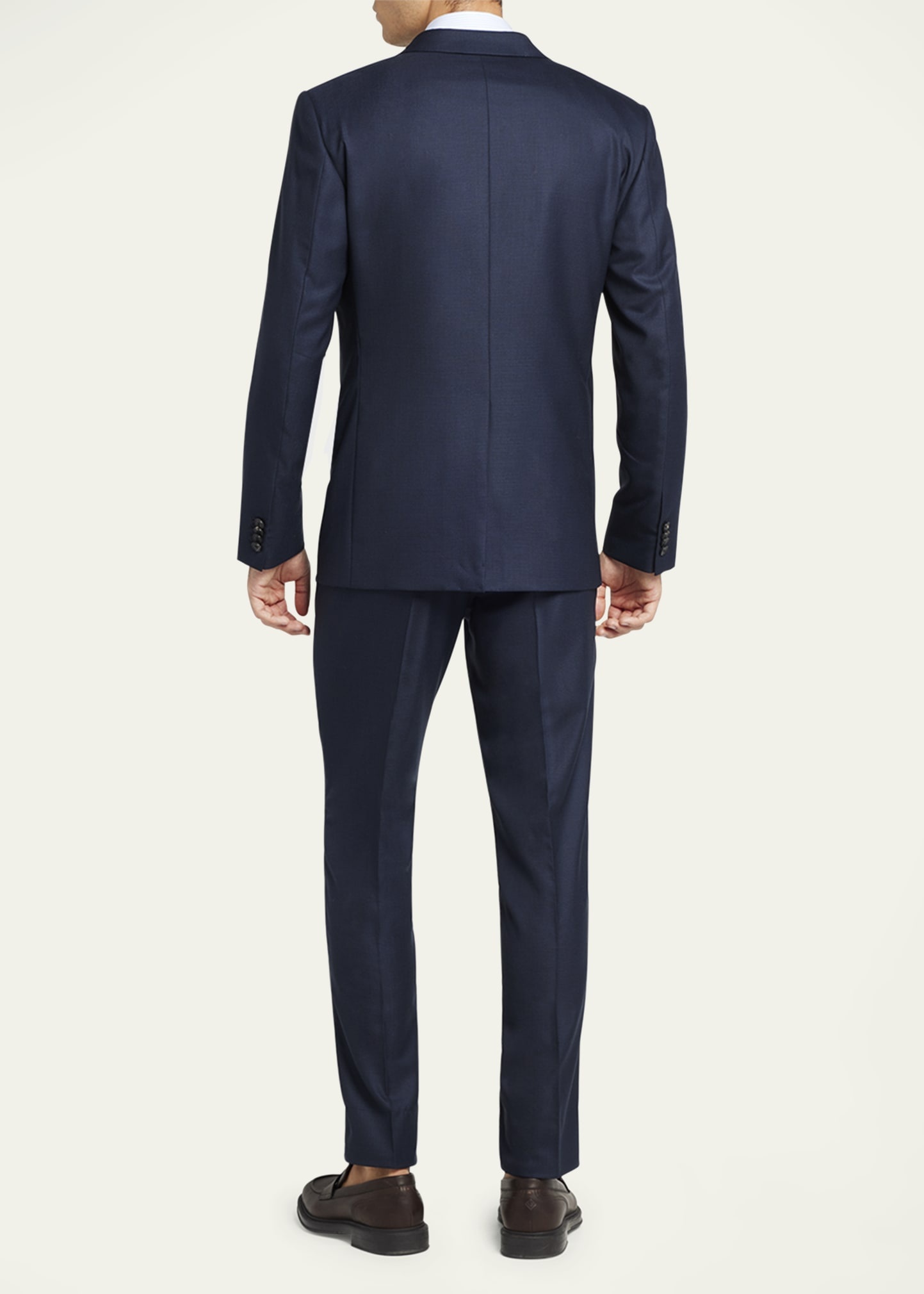 Men's Modern-Fit Wool Two-Button Suit - 3