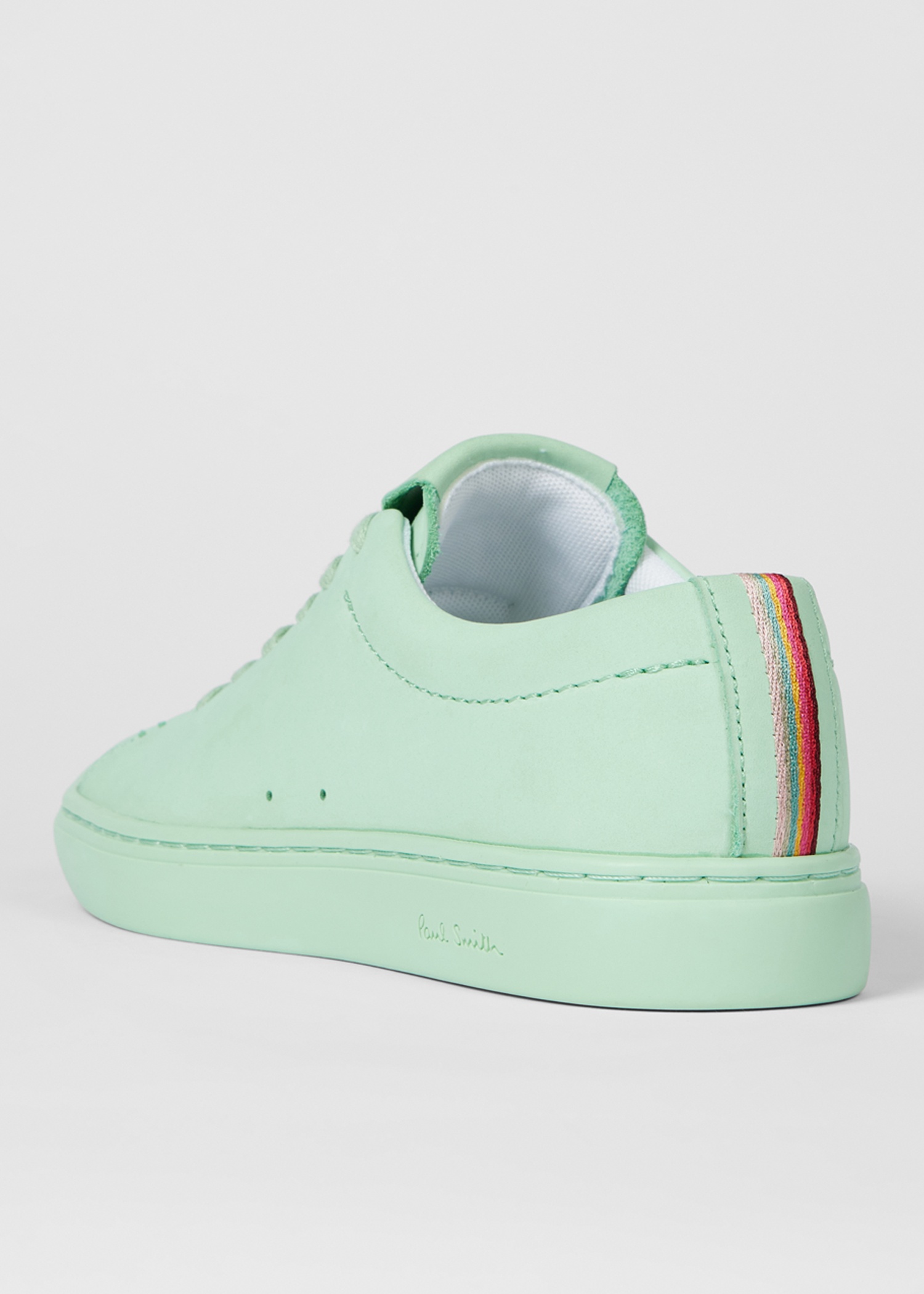 Women's Mint Green Tonal 'Leanne' Nubuck Trainers - 2