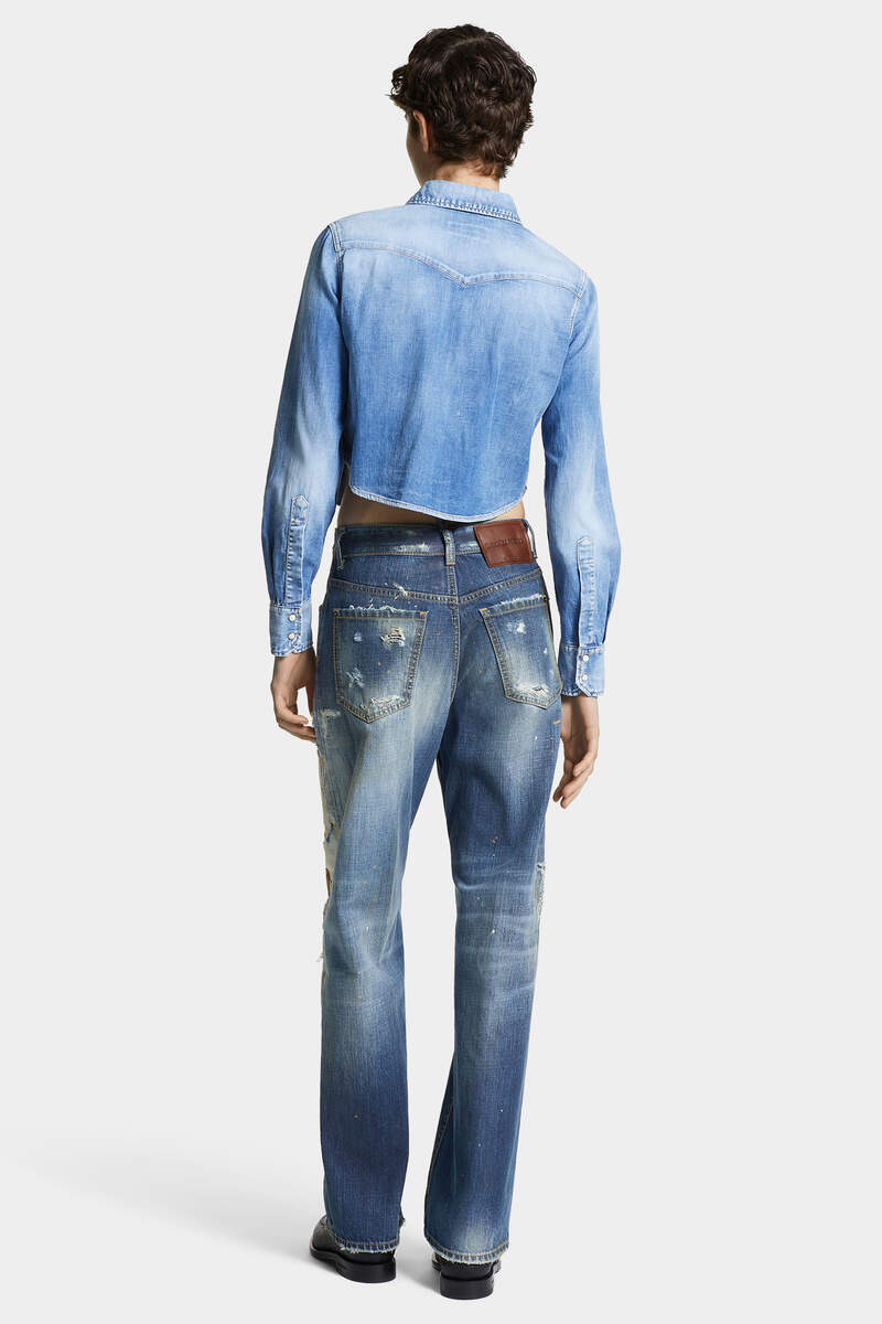 MEDIUM PRESSED SAND SCARED WASH SAN DIEGO JEANS - 4