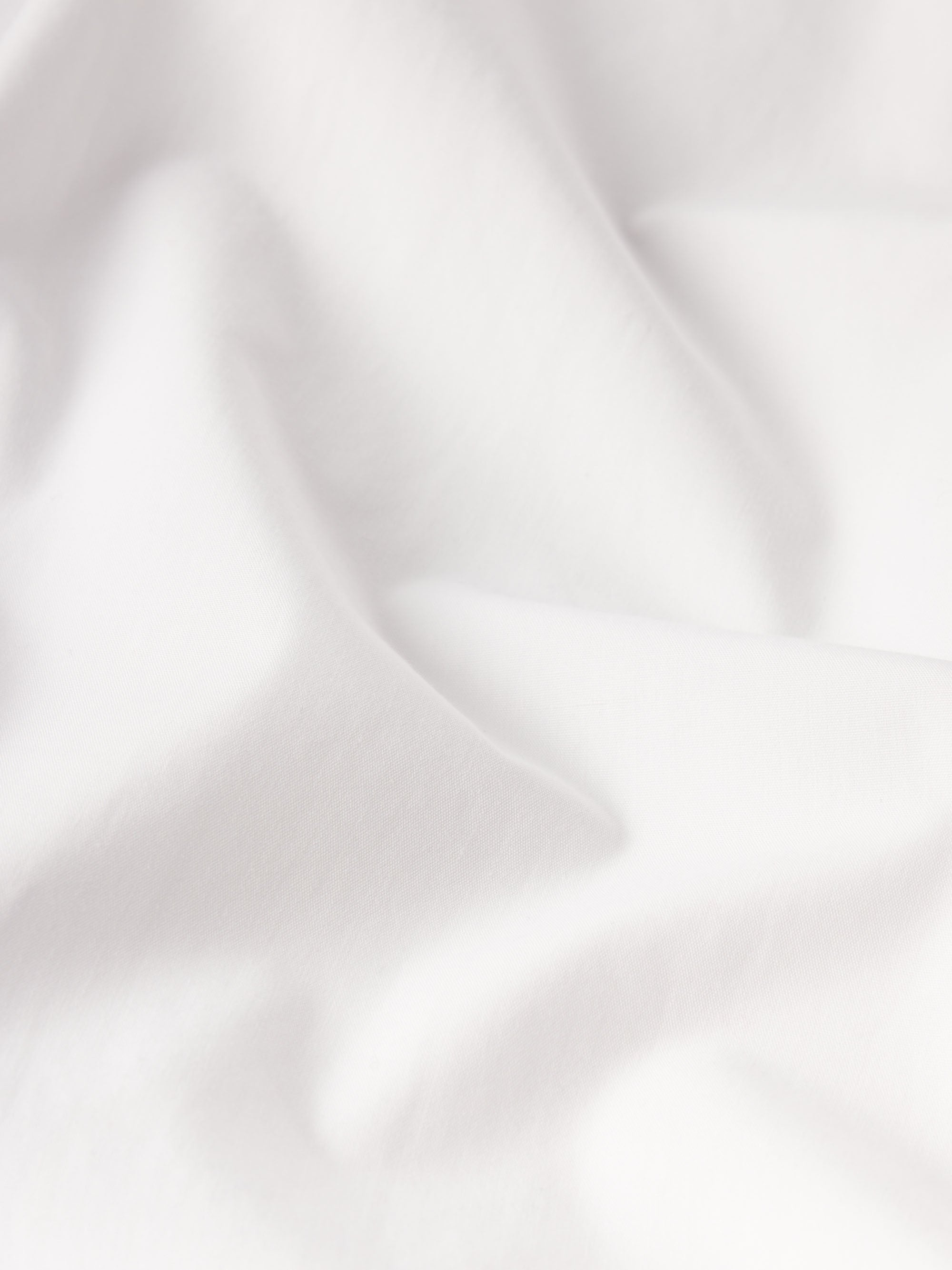 Relaxed Cotton Shirt in White - 2