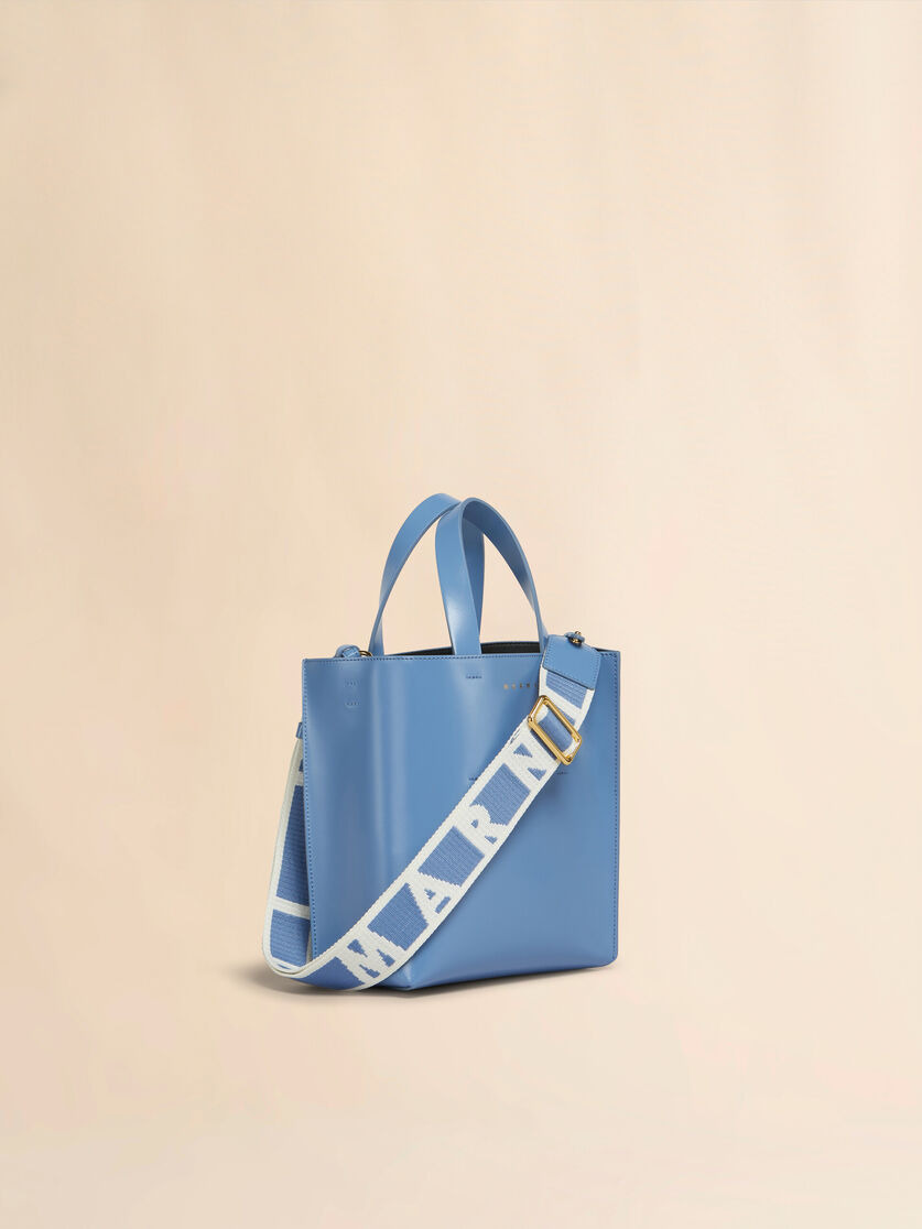 MUSEO MINI BAG IN TURQUOISE LEATHER - 5