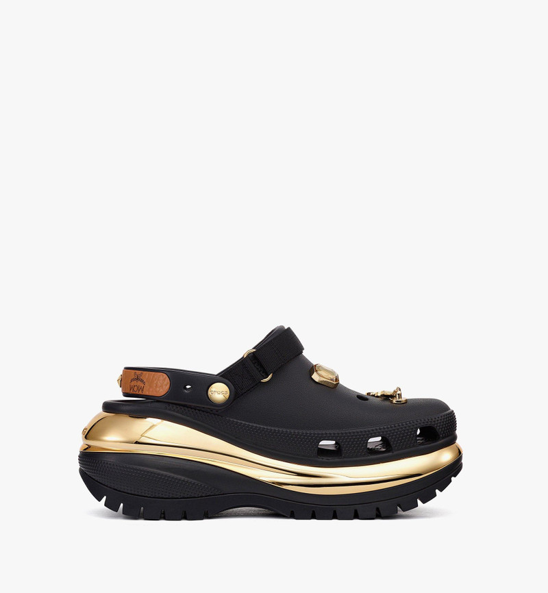 MCM x CROCS Mega Crush Clog w/ Belt Bag Bracelet 4