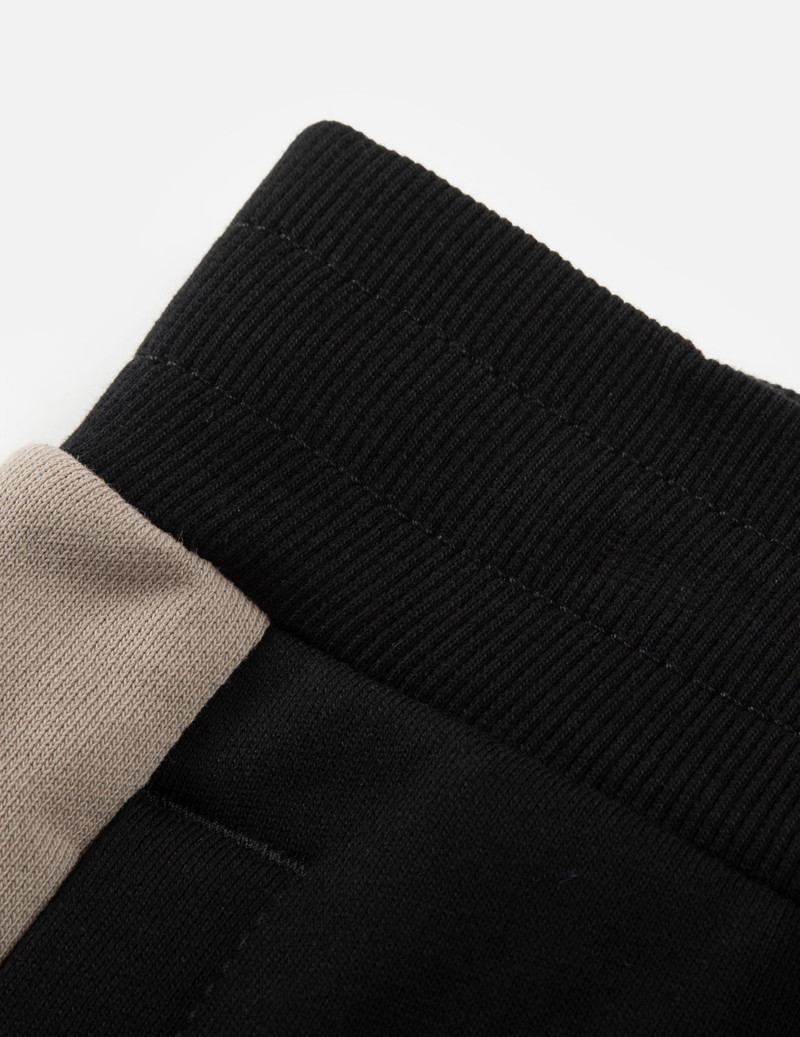 FAIR ISLE PATTERN KAMON EMBROIDERY COLOR-BLOCKING STRAIGHT FIT SWEATPANTS 9