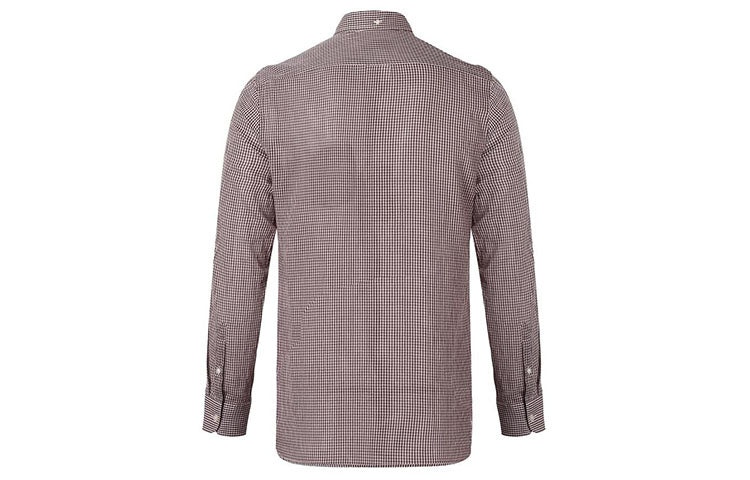 Men's Burberry Plaid Full Print Long Sleeves Shirt Pink Red 40700191 - 2