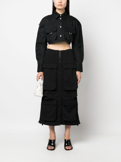Off-White cropped cotton jacket outlook