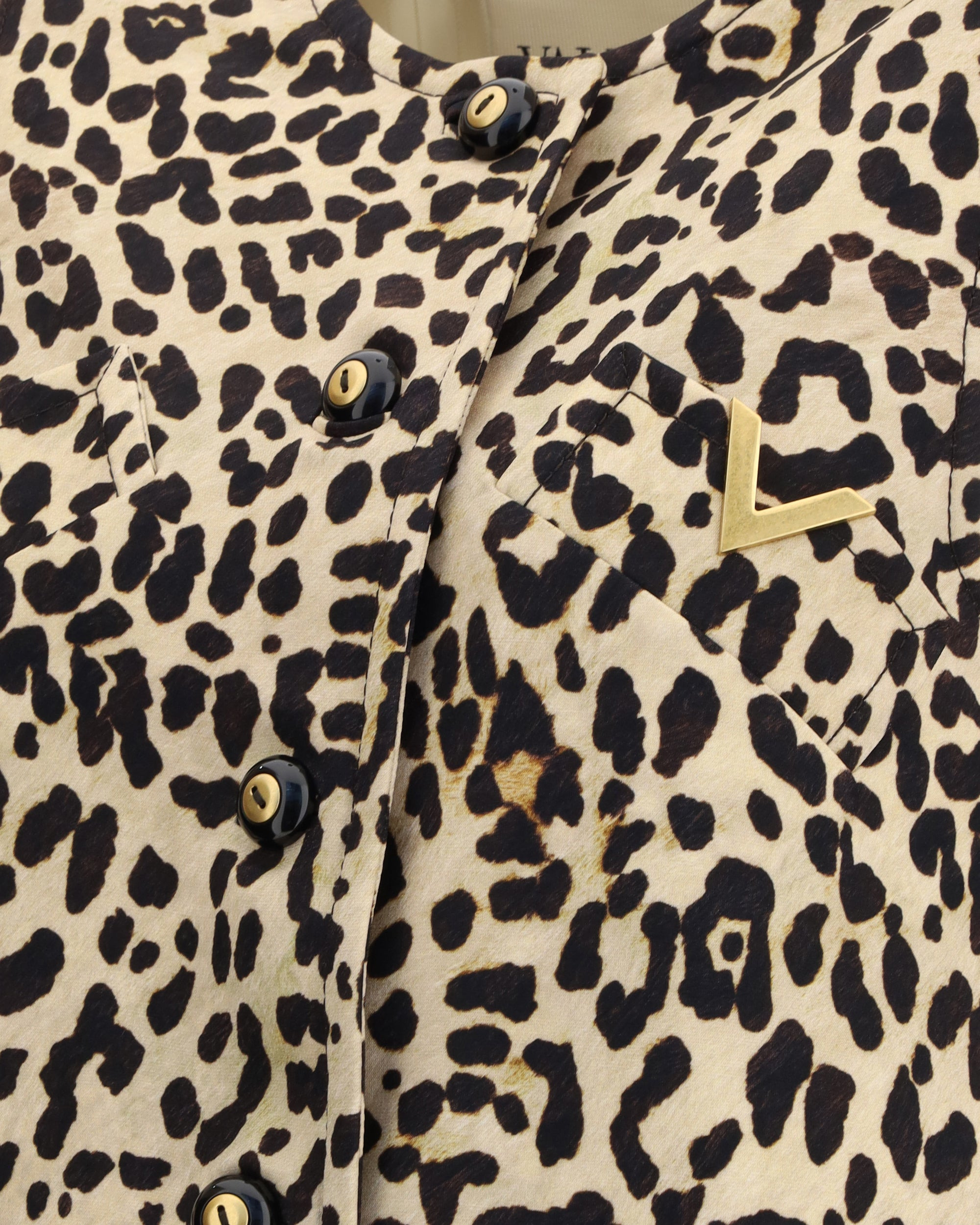 Leopard-print long Vest - 3