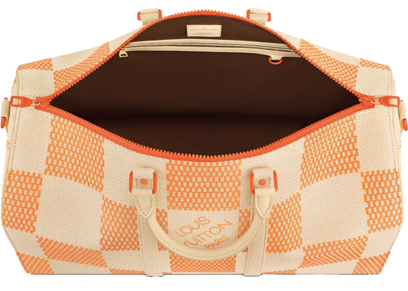 Louis Vuitton Keepall Bandouliere 50 Orange - 3