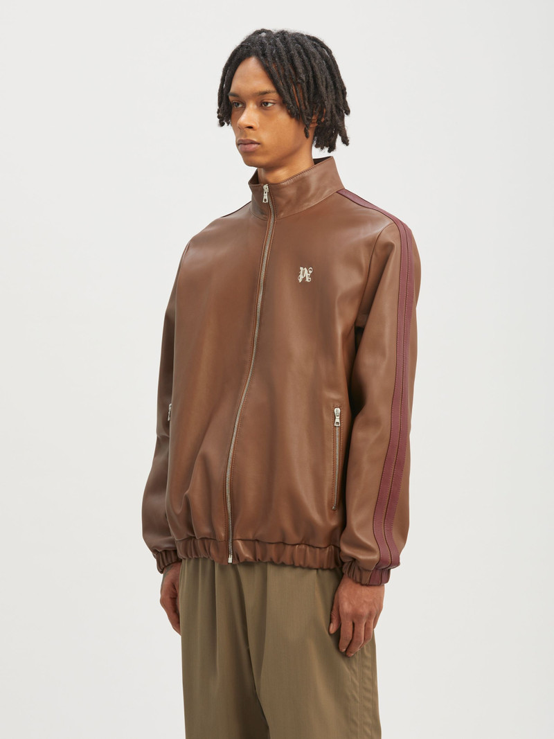Monogram Leather Track Jacket 4