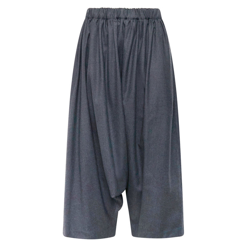 Elastic Waist Wide Leg Pants 1