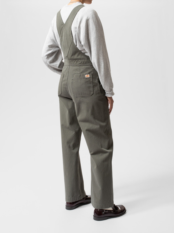 Klara Duck Canvas Dungarees - 3