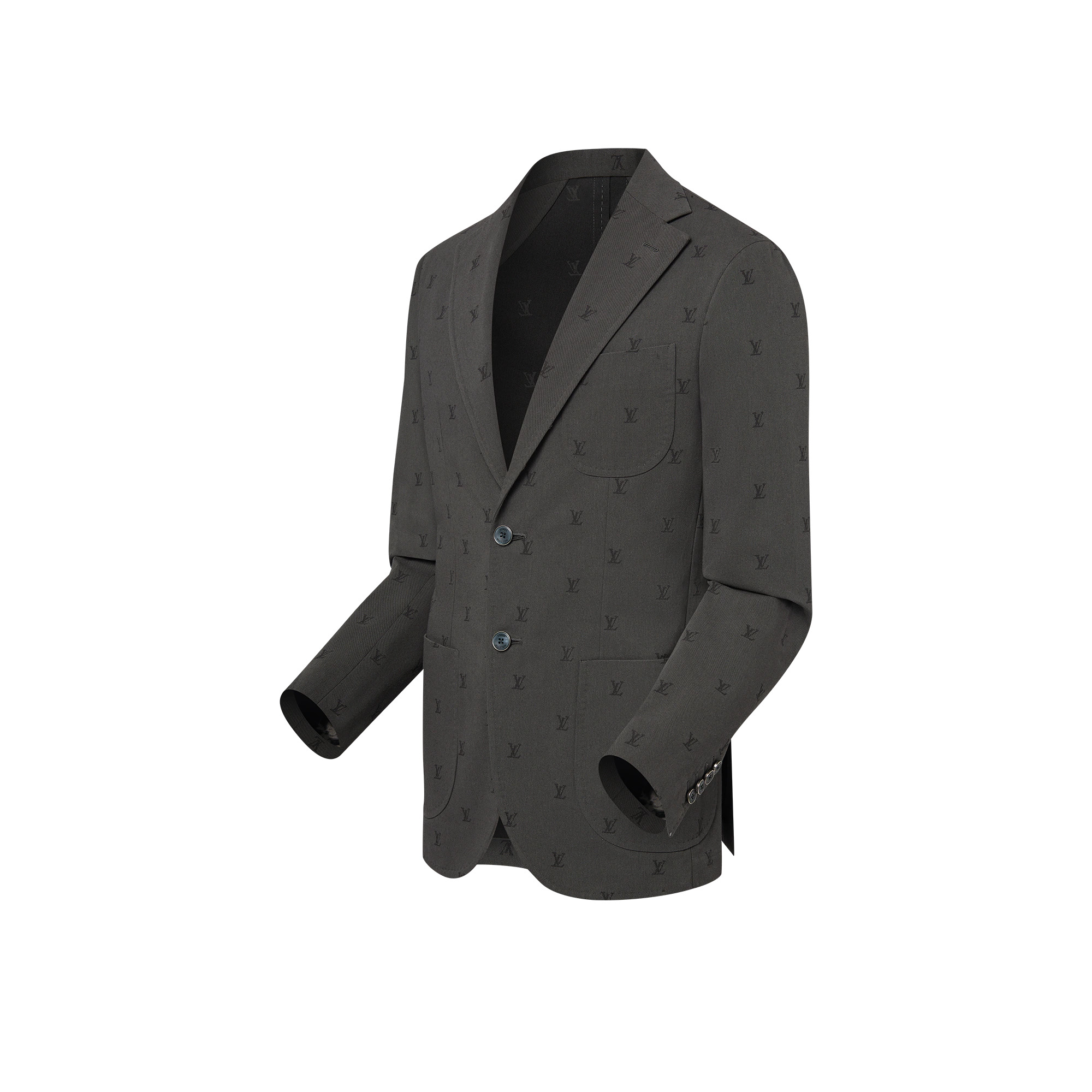Jacquard Cotton Napolitana Jacket - 2