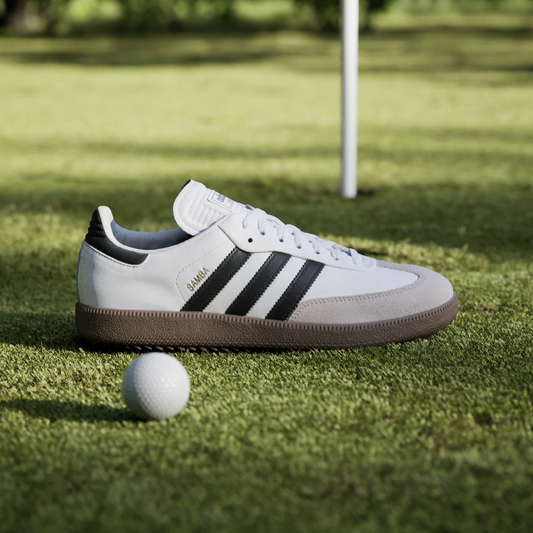 スニーカー adidas samba spikeless JP8652 Adidas Samba Spikeless Collegiate Green Off White Gum JP8652