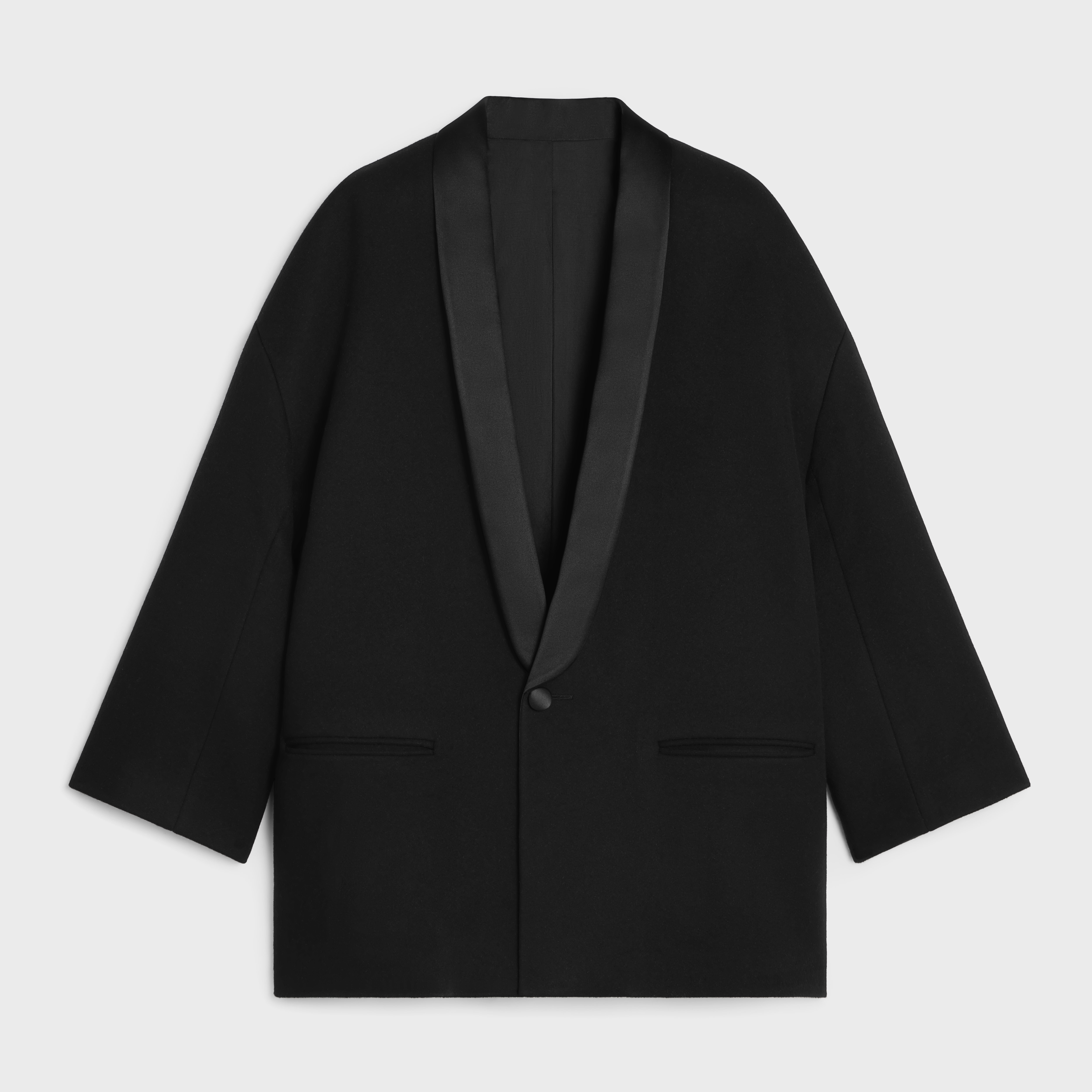 egg tux coat in double face cashmere - 1