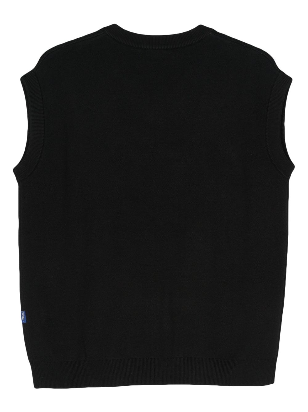 Dice logo-jacquard vest - 2