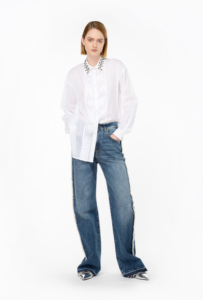 PINKO MUSLIN SHIRT WITH JEWEL COLLAR outlook