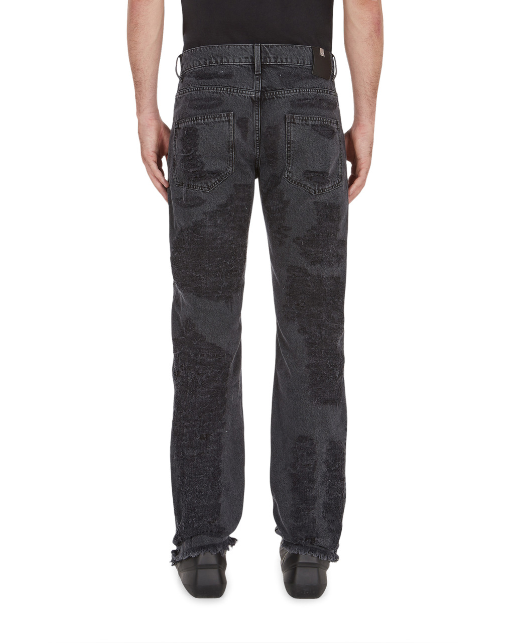 DESTROYED EMBROIDERY JEAN - 15