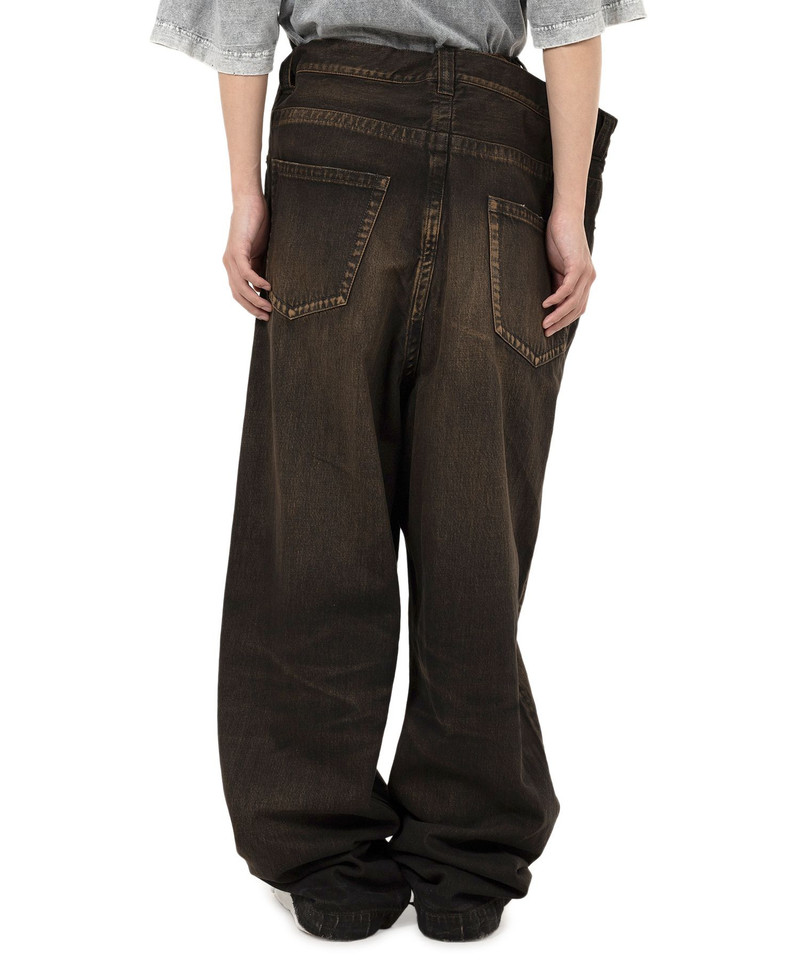 Huge Layered Denim Pants 5