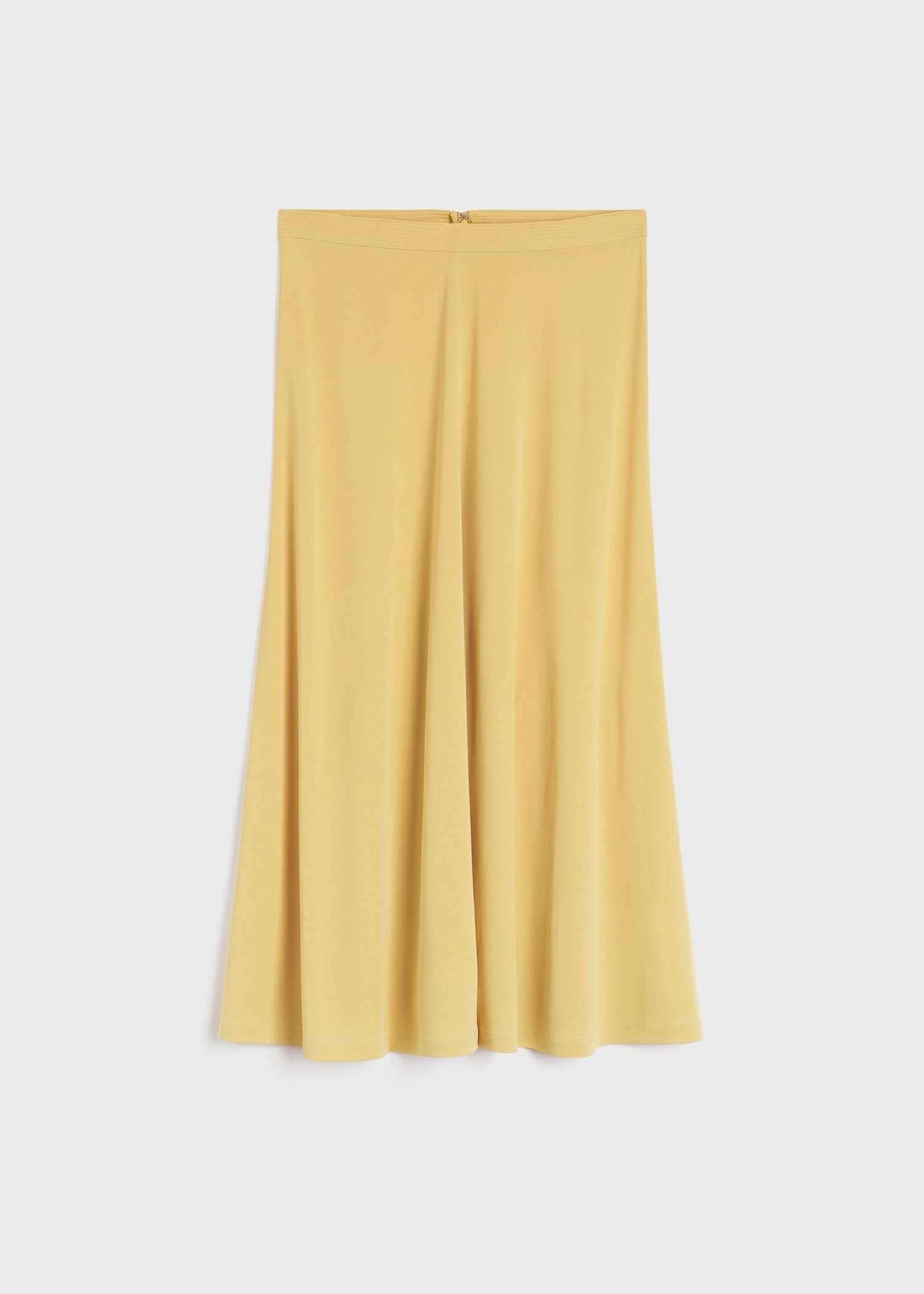 Fluid jersey skirt cornsilk - 1