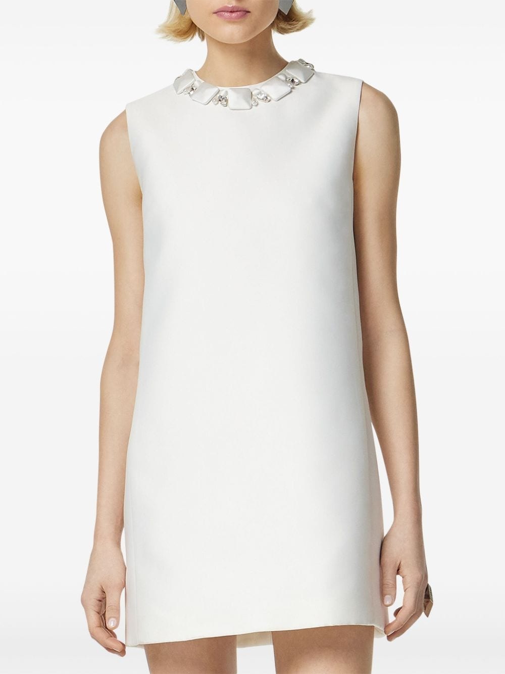 bead-embellished minidress - 3