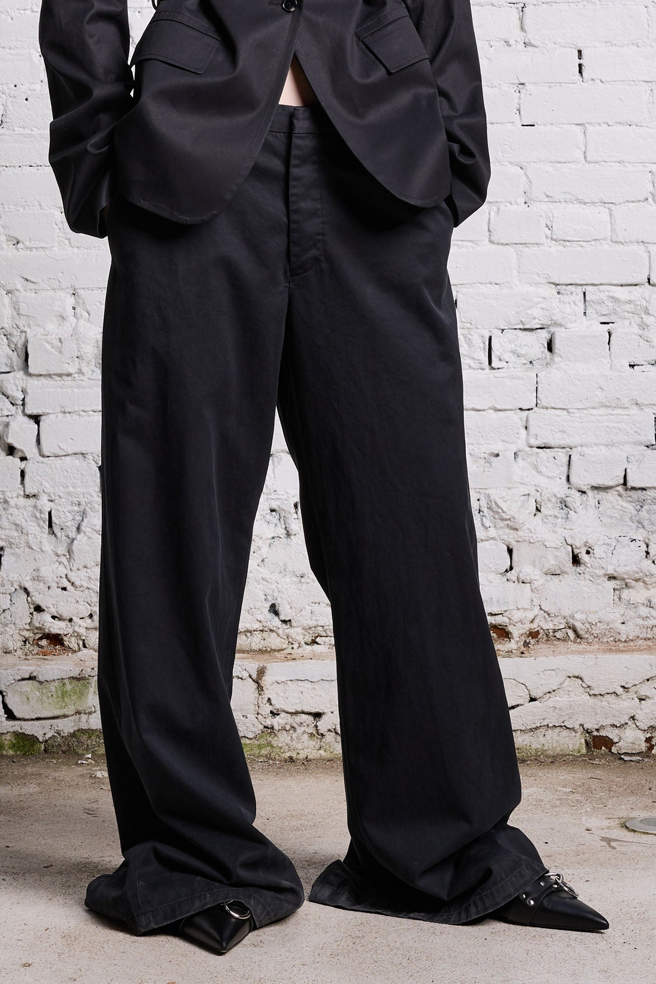 TRENCH TROUSER - BLACK - 2