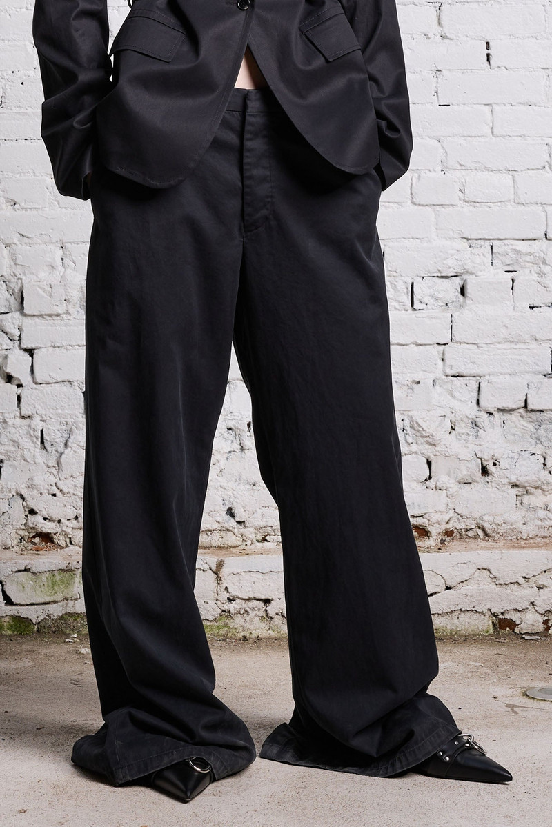 R13 TRENCH TROUSER - BLACK outlook