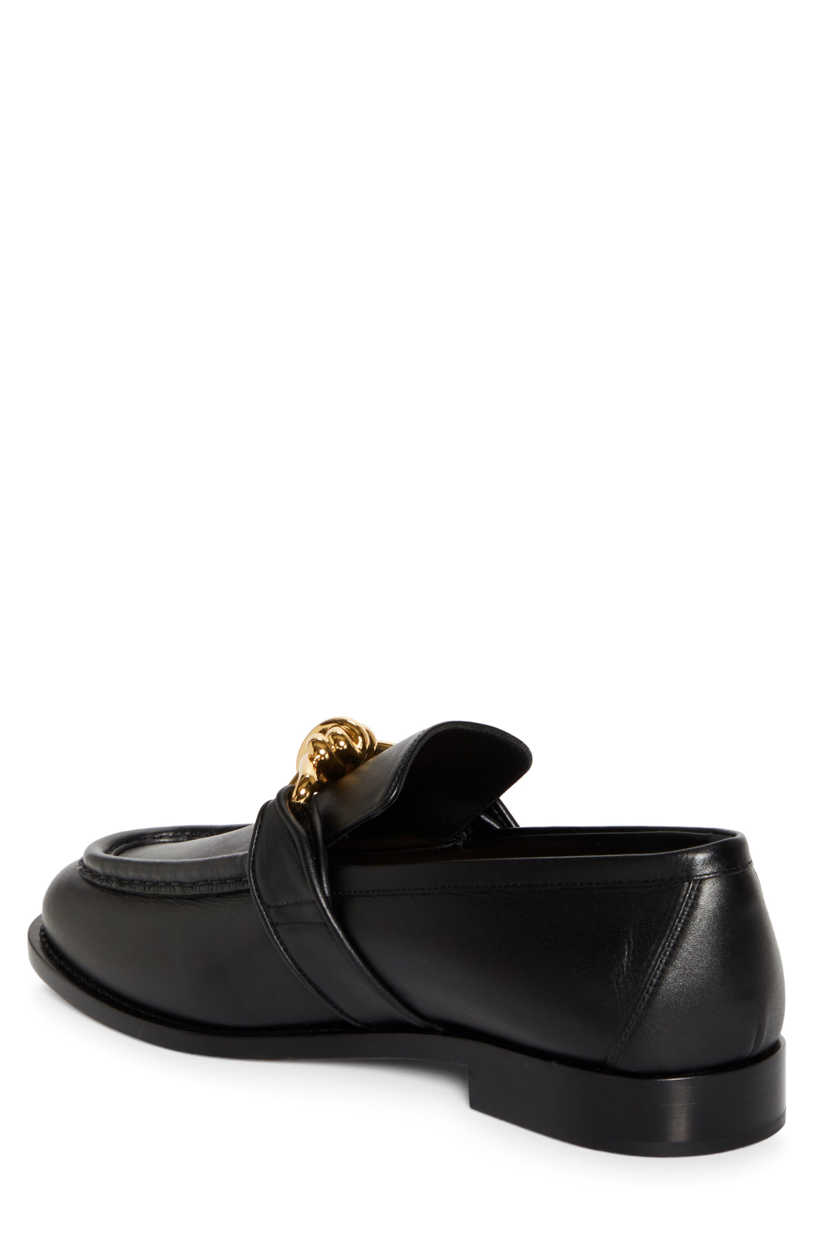 Bottega Veneta Astaire Knot Bit Loafer in 1000 Black at Nordstrom - 2