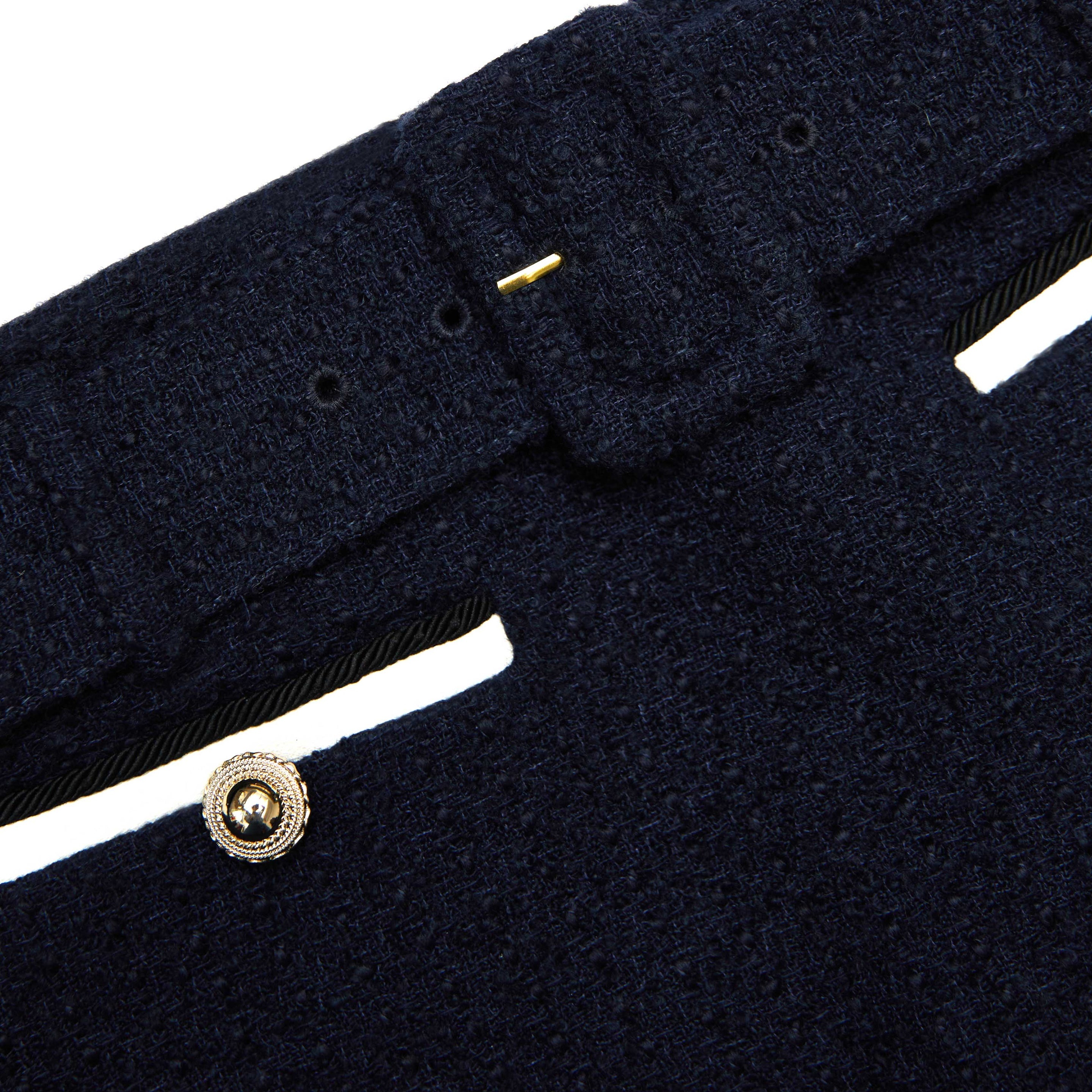 Navy Boucle Skort - 5