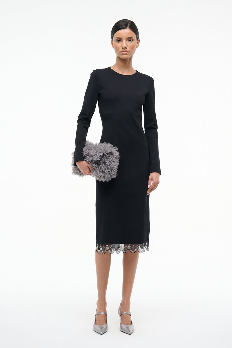 STAUD HUNTER DRESS BLACK 1